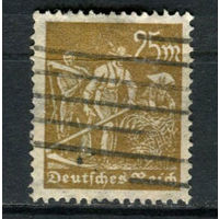 Рейх (Веймарская республика) - 1922/1923 - Косари 25 M - [Mi.242] - 1 марка. Гашеная.  (Лот 56BF)
