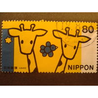 Япония 1999 жирафы