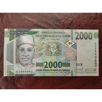 2000 франков Гвинея 2018 г.