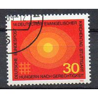 Немецкая протестантская церковь ФРГ 1969 год серия из 1 марки
