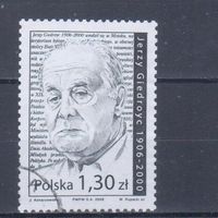 [1172] Польша 2006. Ежи Гедройц - публицист и политик. Одиночный выпуск. Гашеная марка.