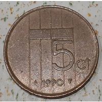 Нидерланды 5 центов, 1990 (4-11-43)