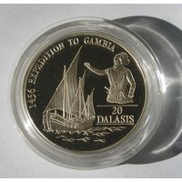 Гамбия 20 Даласи 1993 , Серебро