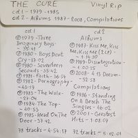 CD MP3 The CURE - 2 CD - Vinyl Rip (оцифровки с винила)