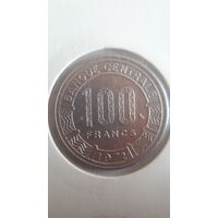 Камерун  100 фр. 1972 г.  Редкая