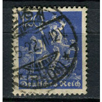 Рейх (Веймарская республика) - 1921 - Шахтеры 120 Pf - [Mi.168] - 1 марка. Гашеная.  (Лот 85BC)