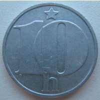 Чехословакия 10 геллеров 1977 г.