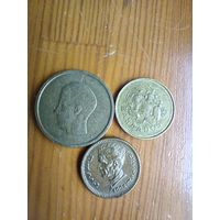 Пакистан 1 рупия 2006, Бельгия 20 франков 1982, Барбадос 5 центов 1994-26