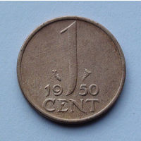 Нидерланды 1 цент. 1950