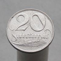 Латвия 20 сантимов 1922