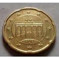 20 евроцентов, Германия 2012 F, AU