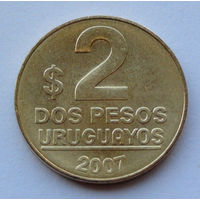 Уругвай 2 песо. 2007