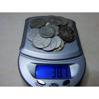 Лом монет серебро 38 грамм