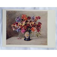 1957. цветы. Грекова. Душистый горошек