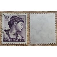 Италия 1961 Эскизы Сикстинской капеллы Микеланджело. Mi-IT 1087. 30 L