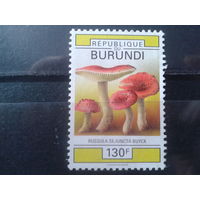 Бурунди 1992 Грибы* Михель-4,0 евро