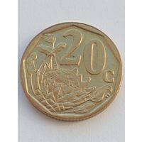 ЮАР (Южная Африка) 20 центов 2008 iSewula Afrika (2)