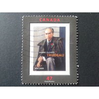 Канада 2001 политик, траурная марка