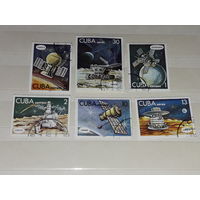 Куба 1978 Космос. День космонавтики. Межпланетные исследования. Полная серия 6 марок